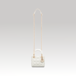 Christian Dior Lady Dior Mini Bag White - Image 3