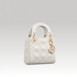Christian Dior Lady Dior Mini Bag White - Image 2