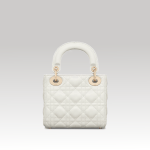 Christian Dior Lady Dior Mini Bag White - Image 5