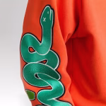 Christian Dior Vs Kaws Hoodie Orange - Image 3