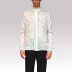 Casablanca Crayon Tennis Club Silk Shirt - Image 5