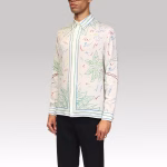 Casablanca Crayon Tennis Club Silk Shirt - Image 4