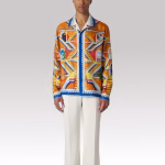 Casablanca Escalier Infini Silk Shirt - Image 3