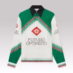 Casablanca Futuro Optimisto Silk Shirt