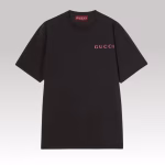 Gucci Gucci Printed Cotton Jersey T-Shirt