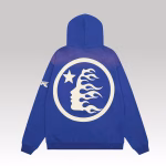 Hellstar No Guts No Glory Hoodie Blue - Image 2