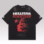 Hellstar Washed Sport Family Tee Black