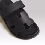 Hermès Chypre Sandals Black - Image 3
