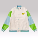 Louis Vuitton College Jacket Light Green & Blue
