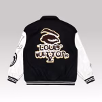 Louis Vuitton College Jacket Black & White - Image 2