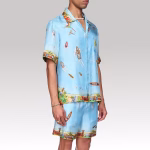 Casablanca Maison Sur Piloti Silk Shirt - Image 4