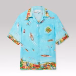 Casablanca Maison Sur Piloti Silk Shirt