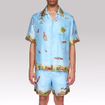 Casablanca Maison Sur Piloti Silk Shirt - Image 5