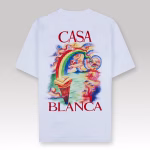 Casablanca Nature Printed T-shirt White - Image 2