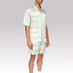 Casablanca Ping Pong Short Sleeve Silk Shirt - Image 6