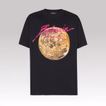 Balmain Paris Logo & Planet T-Shirt