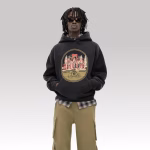 Rhude Desperado Motorsport Hoodie Black - Image 3