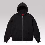 Supreme Thrasher Zip Up Hooded Sweatshirt Black