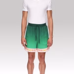 Casablanca Unity Is Power Silk Shorts - Image 4