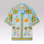Casablanca Yoruba Flowers Silk Shirt